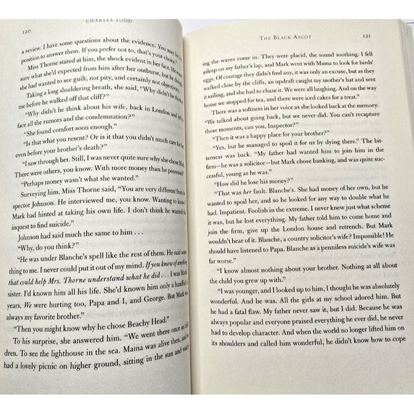 The Black Ascot by Charles Todd – Mystery Thriller Novel – Mysterycore - Picture 9 of 11